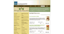 Desktop Screenshot of gsa.therapeuticresources.com